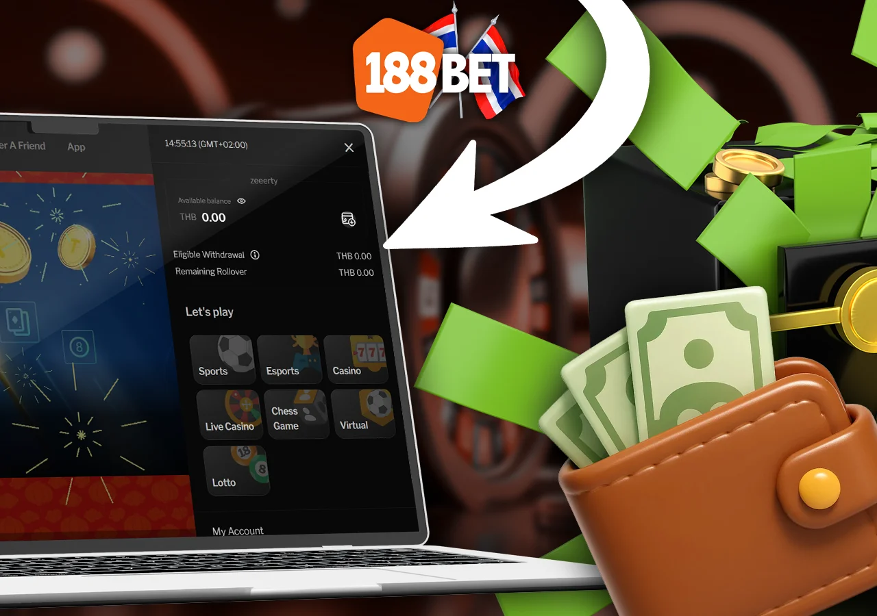ช่องทางการฝากและถอนเงินที่สะดวกและปลอดภัยบน 188BET